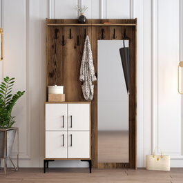 Hanah Home Berlin BC - Nogal y Blanco